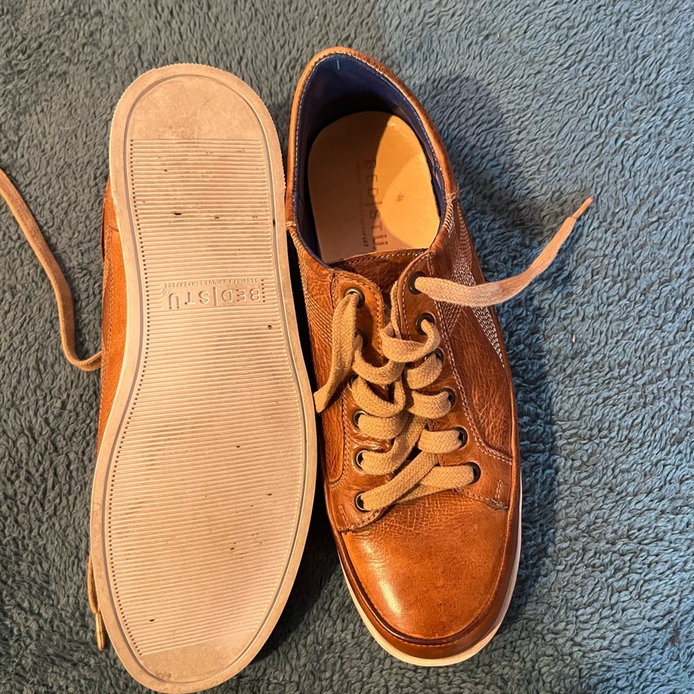 BED|STU Tan Leather Men's Sneakers